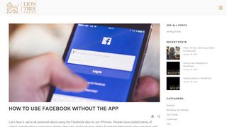 
                            8. How to Use Facebook without the App including Messenger and Ads