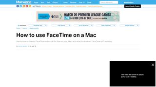 
                            6. How to use FaceTime on a Mac - Macworld UK