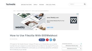 
                            7. How to Use Filezilla With 000Webhost | Techwalla.com