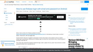 
                            5. How to use firebase login with email and password on Android ...