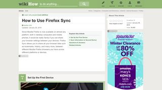 
                            3. How to Use Firefox Sync: 13 Steps (with Pictures) - wikiHow
