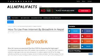 
                            8. How To Use Free Internet By Broadlink In Nepal - AllNepaliFacts