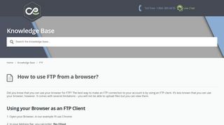 
                            5. How to use FTP from a browser? - WebHostFace