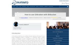 
                            12. How to use Gitkraken with Bitbucket | SUPINFO, École Supérieure d ...