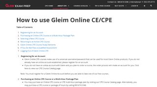 
                            4. How to Use - Gleim Exam Prep