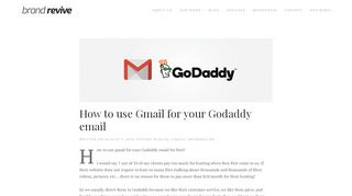 
                            6. How to use Gmail for your Godaddy email - Brand Revive ...