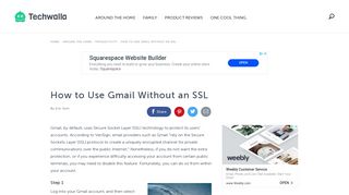 
                            10. How to Use Gmail Without an SSL | Techwalla.com