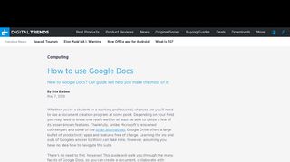 
                            12. How to Use Google Docs | Tips, Tricks, and Expert Advice | Digital ...