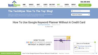 
                            4. How To Use Google Keyword Planner Without A Credit Card