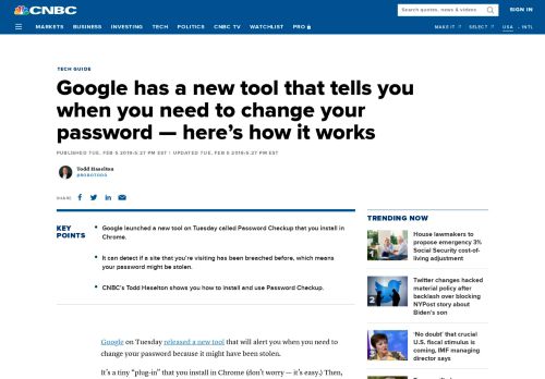 
                            10. How to use Google Password Check - CNBC.com
