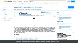 
                            6. How to use Google Sign-In API with swift - Stack Overflow