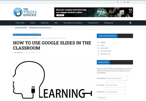 
                            5. How to Use Google Slides in the Classroom - The Tech Edvocate