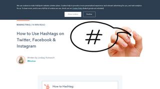 
                            13. How to Use Hashtags on Twitter, Facebook & Instagram