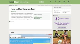 
                            10. How to Use Howrse.Com: 13 Steps (with Pictures) - wikiHow