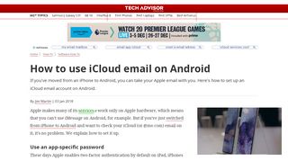 
                            13. How to Use iCloud Email on Android - Tech Advisor