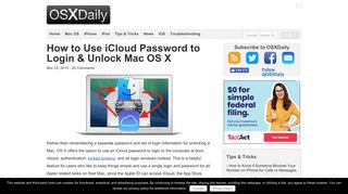 
                            7. How to Use iCloud Password to Login & Unlock Mac OS X