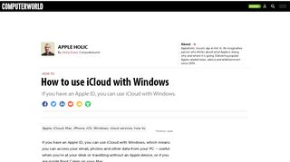 
                            11. How to use iCloud with Windows | Computerworld