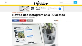 
                            11. How to Use Instagram on a PC or Mac - Lifewire