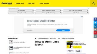 
                            10. How to Use iTunes Match - dummies