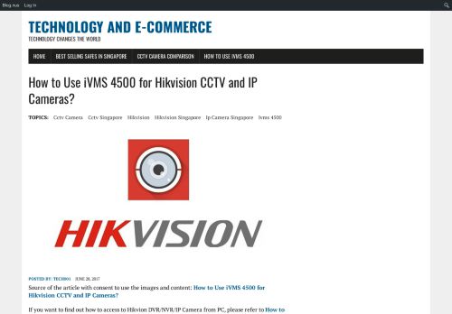 
                            11. How to Use iVMS 4500 for Hikvision CCTV and IP Cameras? - NUS