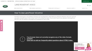
                            10. How To Use Land Rover InControl | Land Rover Mt. Kisco