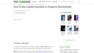 
                            7. How to Use Lazada Vouchers or Coupons Successfully – Pinoy ...