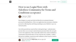 
                            6. How to use Login Flows with Salesforce Community for Terms and ...