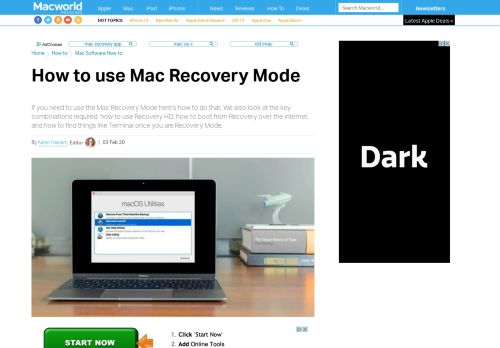 
                            2. How To Use Mac Recovery Mode - Macworld UK