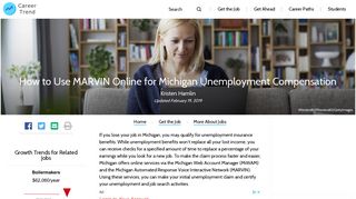 
                            8. How to Use MARVIN Online for Michigan Unemployment ...