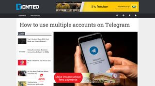 
                            6. How to use multiple accounts on Telegram - Dignited