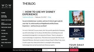 
                            11. How to Use My Disney Experience - WDW Magazine