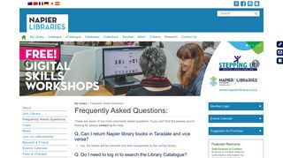 
                            4. How to Use My Library - Napier Libraries