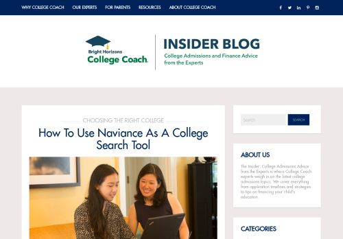 
                            2. How To Use Naviance As A College Search Tool: Part 1 - The Insider