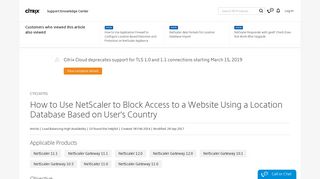 
                            8. How to Use NetScaler to Block Access to a Website Using a ...