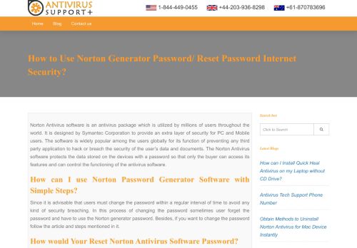 
                            8. How to Use Norton Generator Password/ Reset Password Internet ...