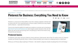 
                            10. How to Use Pinterest for Business - Business News Daily