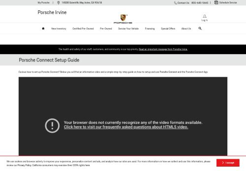 
                            6. How To Use Porsche Car Connect App | Porsche Irvine