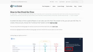 
                            10. How to Use Prezi for Free | Prezibase