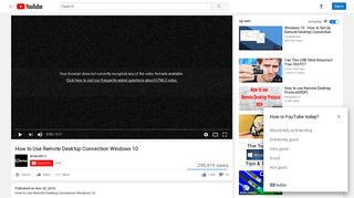 
                            3. How to Use Remote Desktop Connection Windows 10 - YouTube