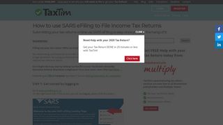 
                            13. How to use SARS eFiling to File Income Tax Returns | TaxTim SA