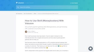 
                            13. How to Use Skrill (Moneybookers) With Volusion | Volusion V1 Help ...