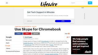 
                            7. How to Use Skype for Chromebook - Lifewire