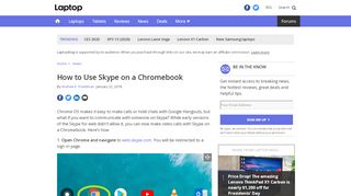 
                            5. How to Use Skype on a Chromebook - Laptop Mag