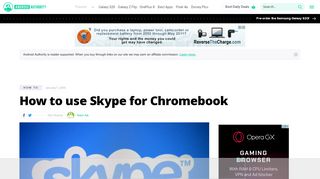 
                            4. How to use Skype on Chromebook - Android Authority
