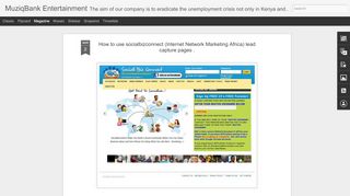 
                            8. How to use socialbizconnect (Internet Network Marketing Africa ...