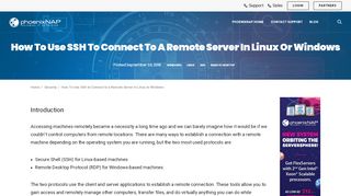 
                            3. How To Use SSH to Connect to a Remote Server in Linux or Windows