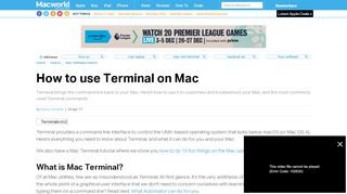 
                            9. How to use Terminal on Mac - Macworld UK