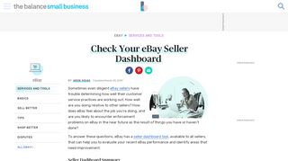 
                            8. How to Use the eBay Seller Dashboard - The Balance Small Business