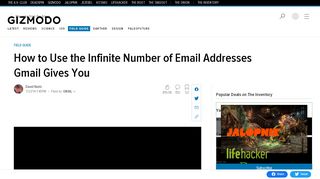 
                            6. How to Use the Infinite Number of Email Addresses Gmail Gives You