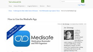 
                            11. How to Use the Medisafe App | Tech-enhanced Life